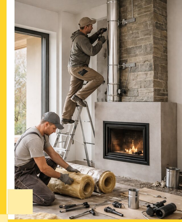 Монтаж дымоходов для каминов в Михайловке от 15251 р. ЭриданМхл