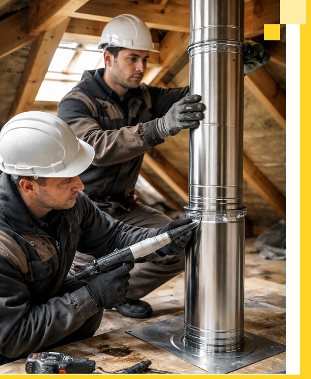 Монтаж дымоходов для каминов в Михайловке с гарантией качества
