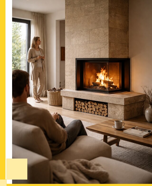 Угловые камины из кирпича установка в Михайловке от 152505 р. ЭриданМхл