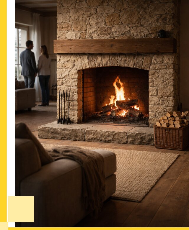 Открытые камины под ключ в Михайловке от 152505 р. ЭриданМхл