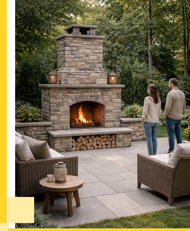 Уличные камины из кирпича в Михайловке от 152505 р. | ЭриданМхл