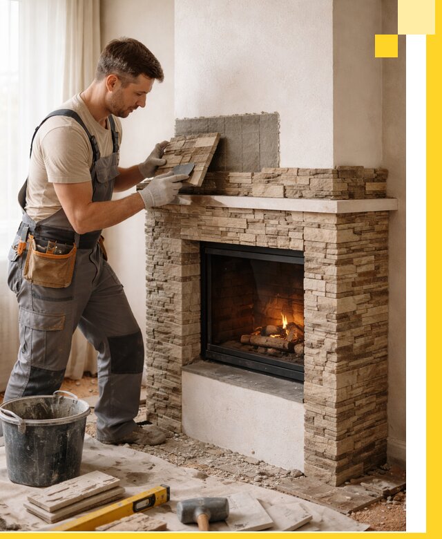 Изготовление и монтаж каминов для дома под ключ в Михайловке