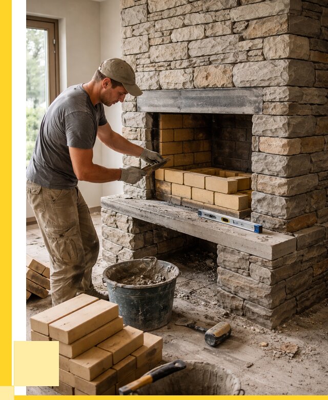 Кладка каминов и камина в Михайловке от 25418 р. ЭриданМхл