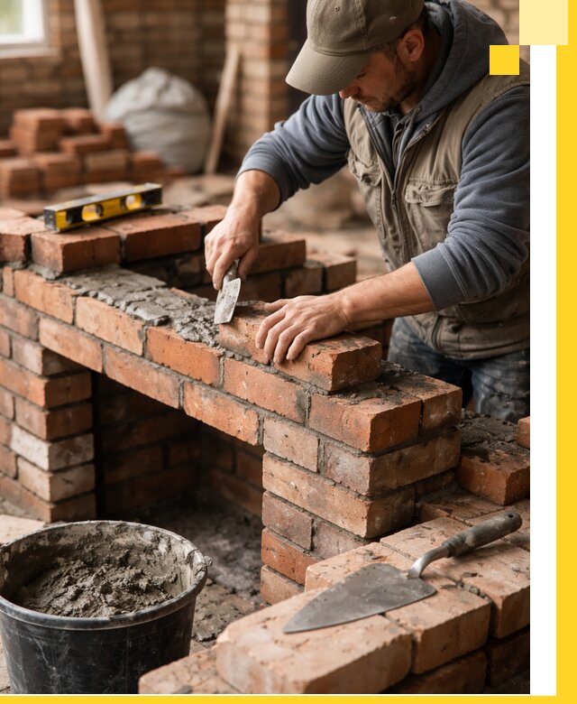 Кладка каминов под ключ в Михайловке профессиональная отделка и монтаж