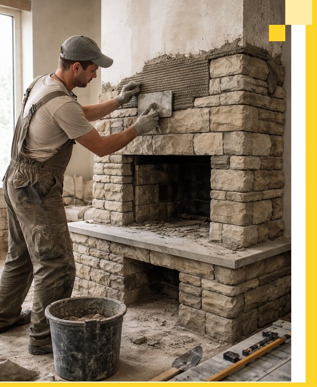 Строительство каминов под ключ в Михайловке от проектирования до монтажа