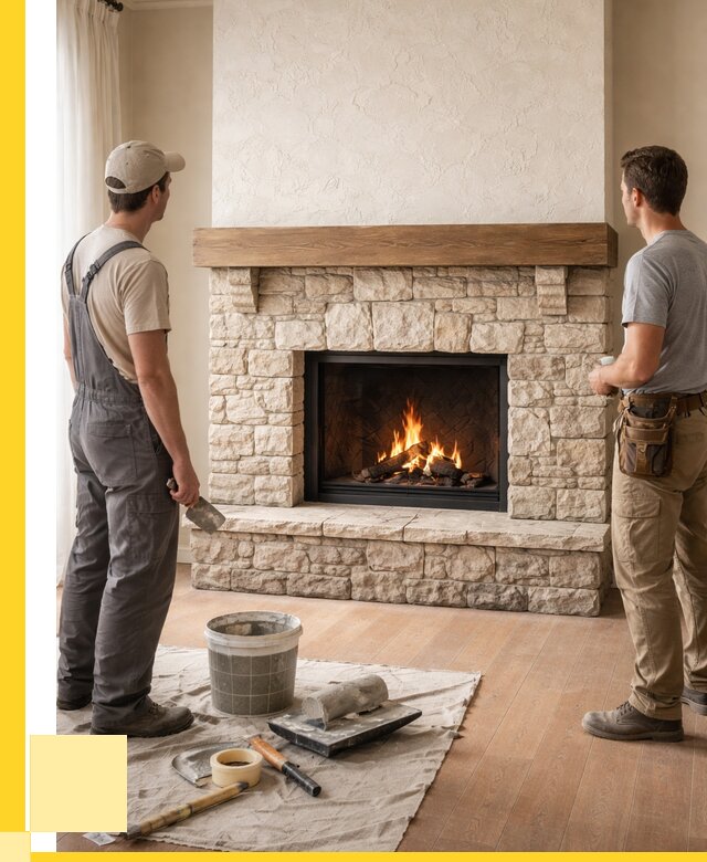 Отделка каминов в Михайловке от 6609 р. под ключ | ЭриданМхл