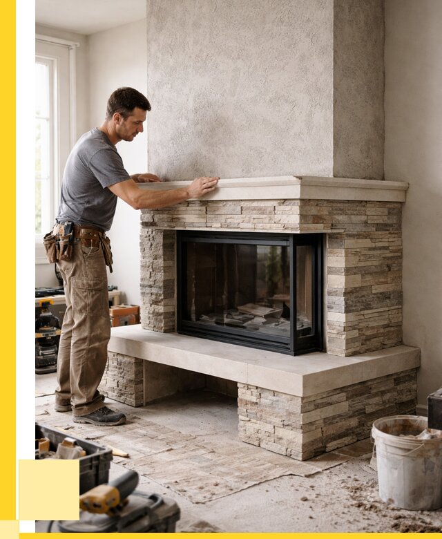 Изготовление каминов под ключ в Михайловке от 152505 р. | ЭриданМхл