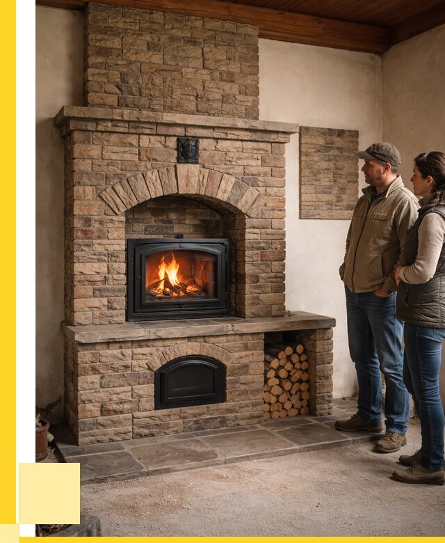 Кирпичная печь под ключ в Михайловке от 152505 р. | ЭриданМхл