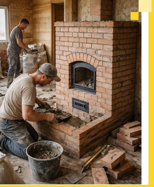 Профессиональное строительство печей в Михайловке под ключ