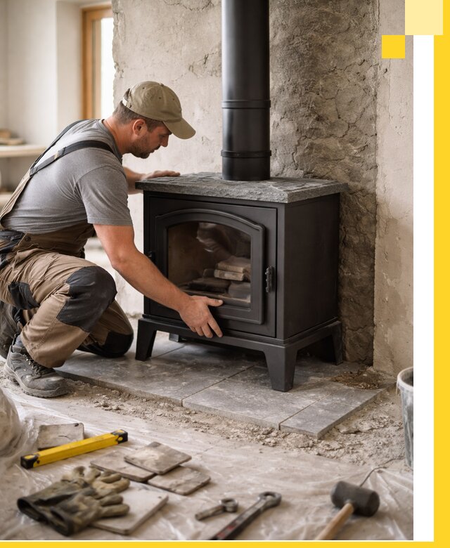 Профессиональный монтаж печей и каминов в Михайловке под ключ