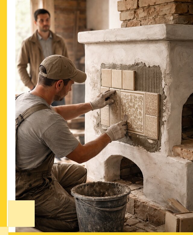 Отделка печей и банных печей в Михайловке от 35585 р. | ЭриданМхл