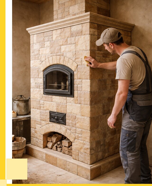 Облицовка печей в Михайловке от 4575 р. под ключ | ЭриданМхл