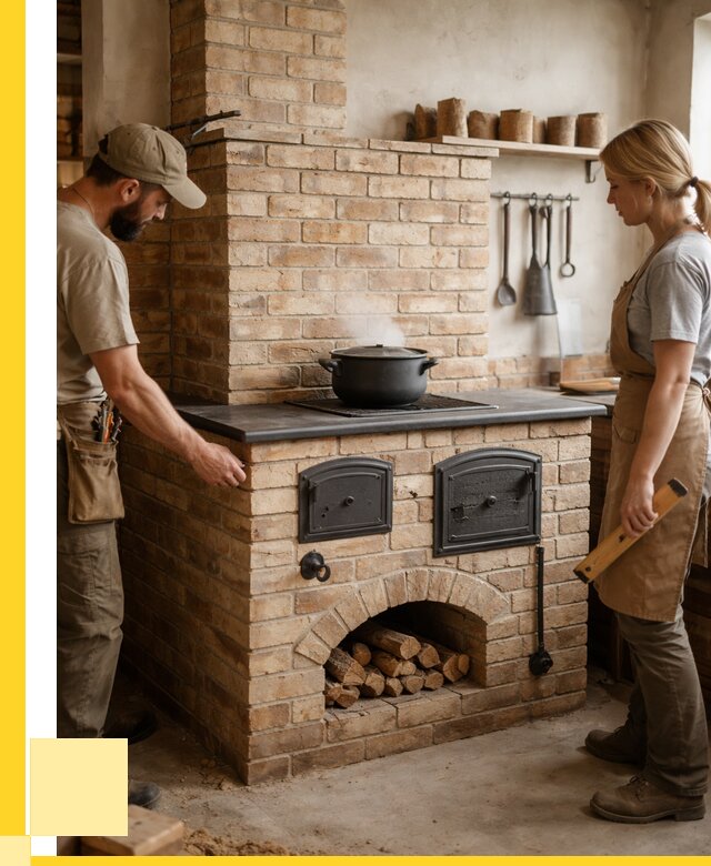 Варочно отопительные печи в Михайловке от 91503 р. | ЭриданМхл