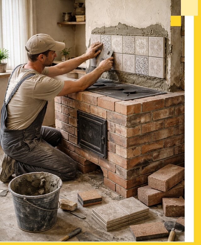 Печи с плитой на заказ монтаж гарантия и сервис в Михайловке