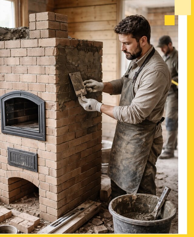 Изготовление и установка печей-шведок под ключ в Михайловке