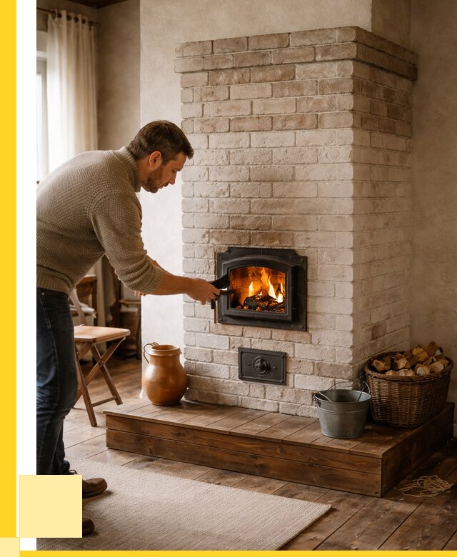 Печь голландка из кирпича в Михайловке от 86420 р. | ЭриданМхл