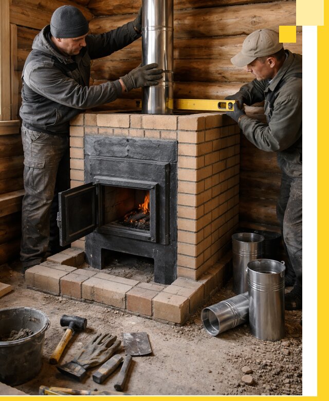 Проектирование, изготовление и установка банных печей в Михайловке