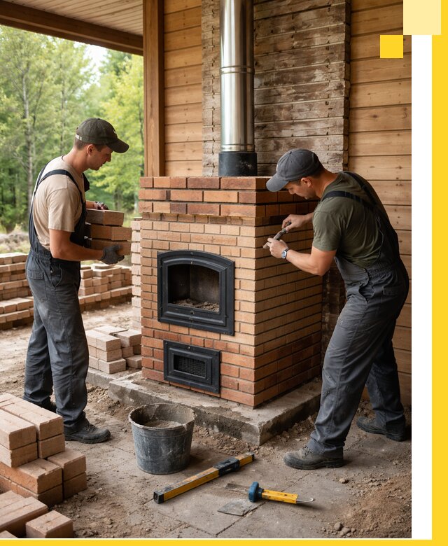 Производство и установка дачных печей под ключ в Михайловке