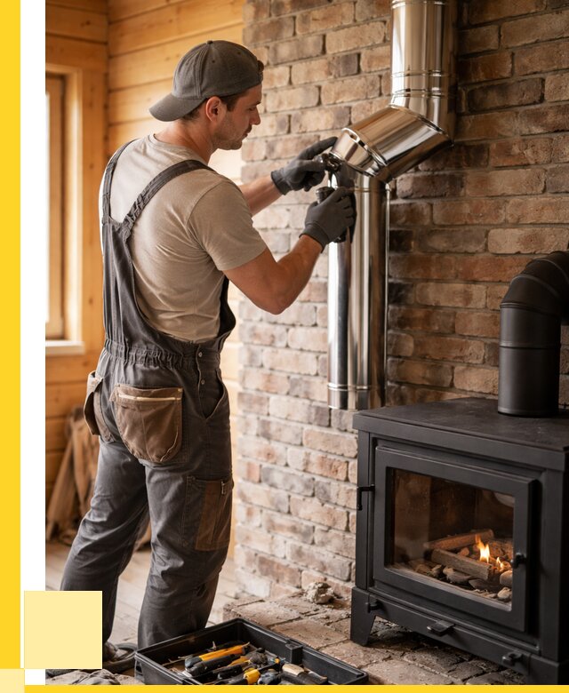 Монтаж дымоходов для печей в Михайловке от 7625 р. | ЭриданМхл
