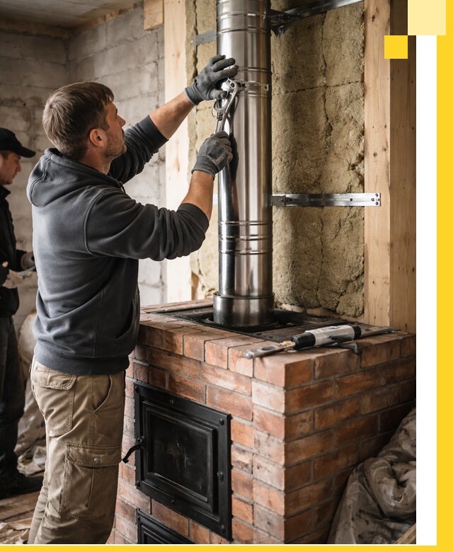Изготовление и монтаж печей и дымоходов под ключ в Михайловке