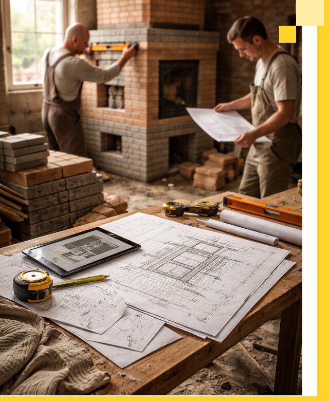 Проекты печей и каминов с индивидуальным дизайном в Михайловке