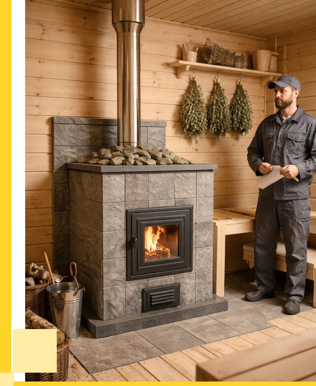 Печи для бани под ключ в Михайловке от 122004 р. | ЭриданМхл