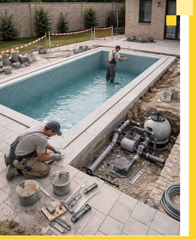 Строительство бассейнов под ключ в Михайловке: проекты и монтаж