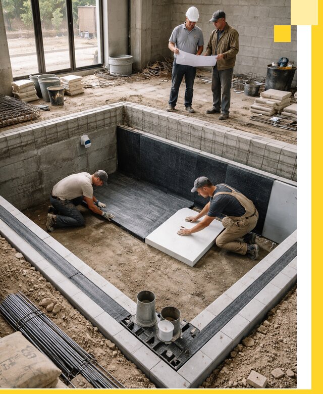 Проекты частных и общественных бассейнов под ключ в Михайловке