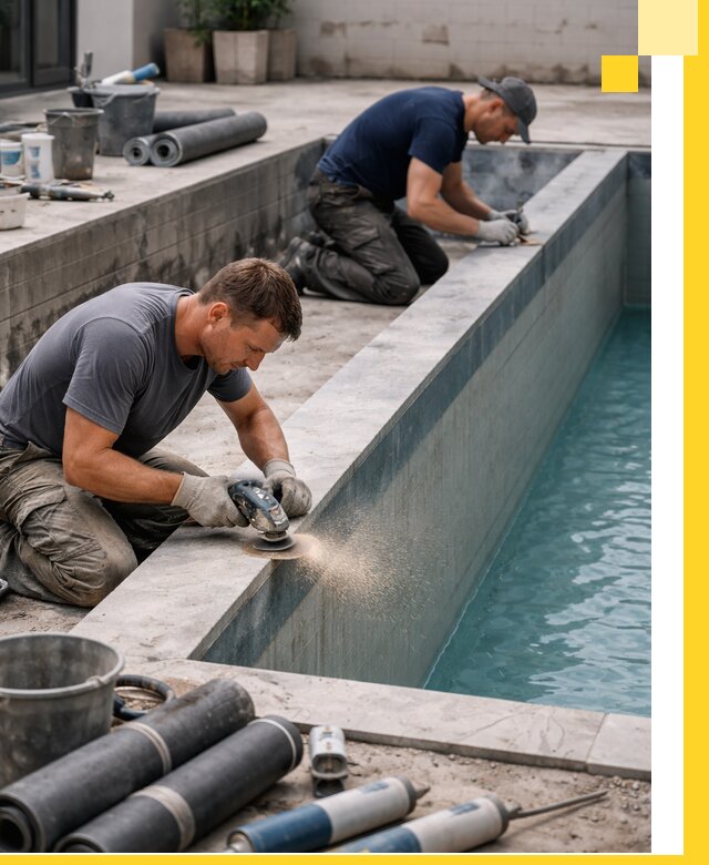 Профессиональный ремонт бассейнов под ключ в Михайловке