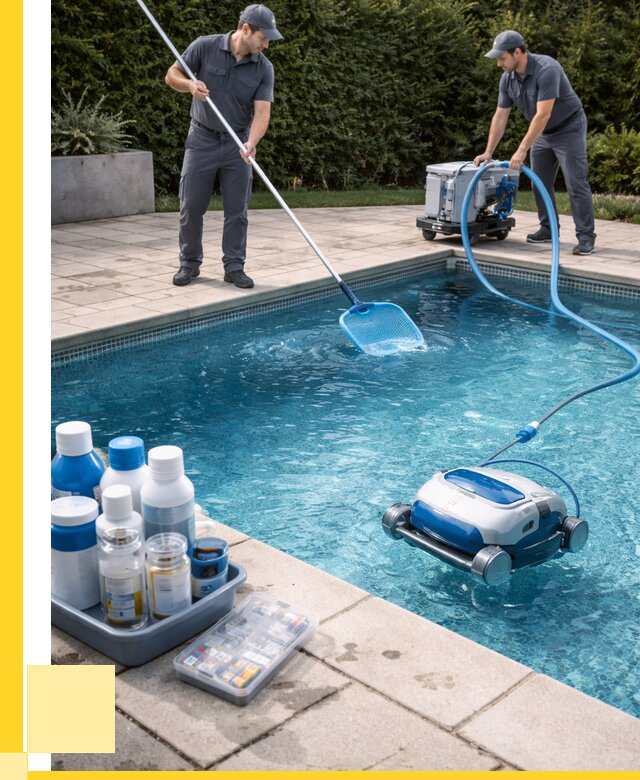 Чистка бассейнов в Михайловке роботами, от 4575 р. | ЭриданМхл