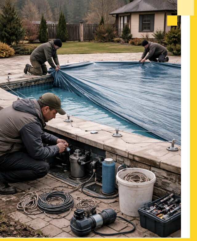 Консервация бассейнов в Михайловке: подготовка к длительному хранению