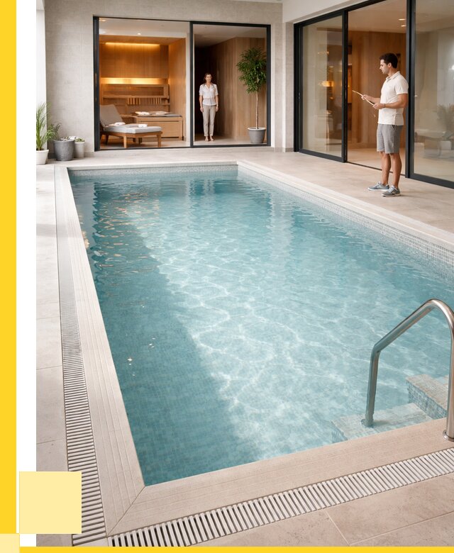 Отделка бассейна пленкой ПВХ в Михайловке от 3558 р. - ЭриданМхл