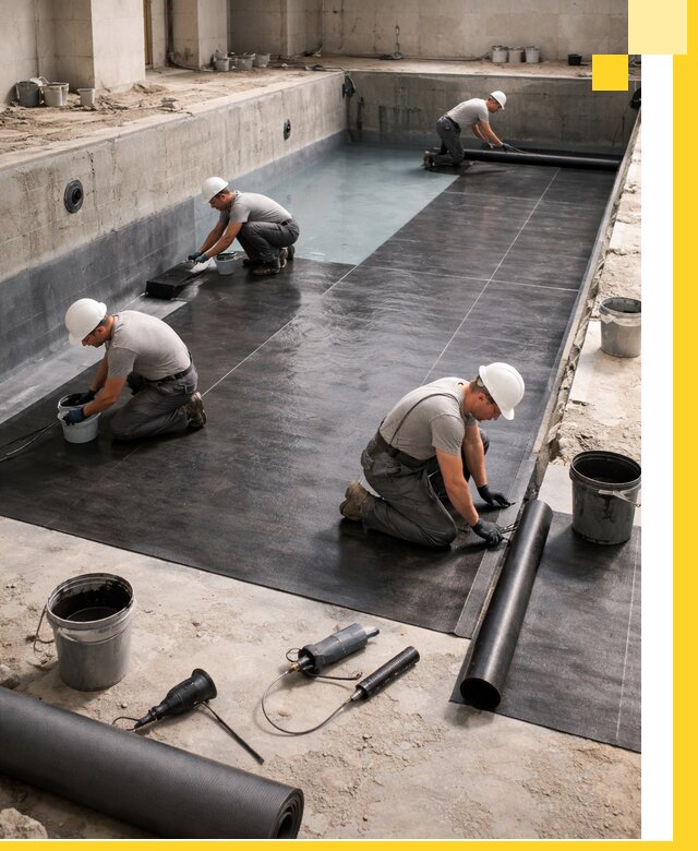 Профессиональная гидроизоляция бассейнов и чаш в Михайловке под ключ