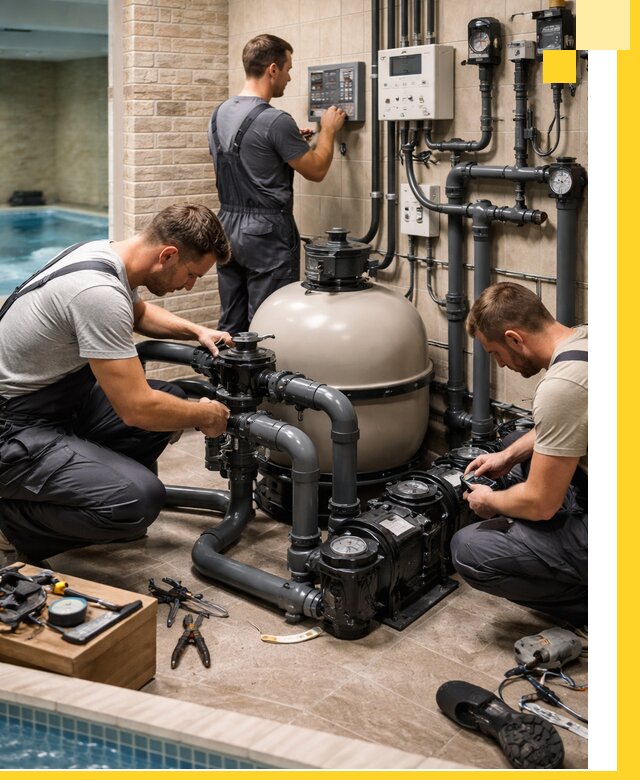 Комплексное оборудование для бассейнов под ключ в Михайловке