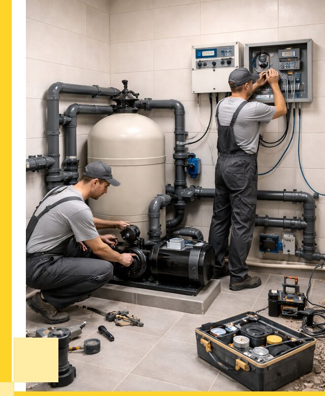 Монтаж оборудования для бассейнов в Михайловке от 40668 р. | ЭриданМхл