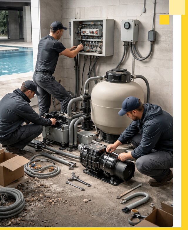 Профессиональный монтаж оборудования для бассейнов в Михайловке