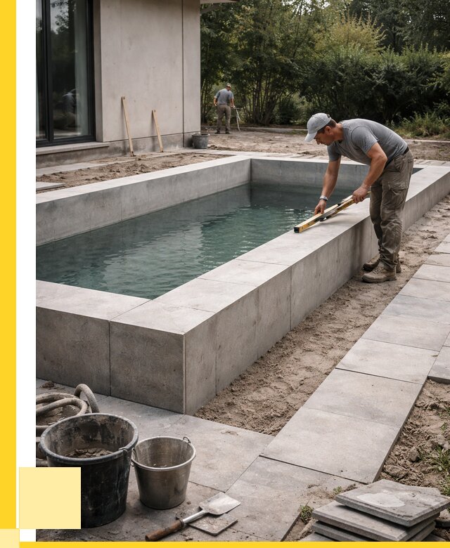 Строительство бетонного бассейна в Михайловке от 1220040 р. | ЭриданМхл