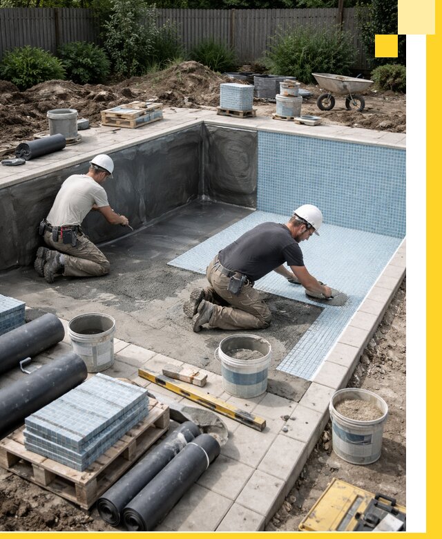 Проектирование и строительство стационарных бассейнов в Михайловке