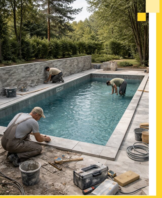 Проектирование и строительство частных бассейнов в Михайловке