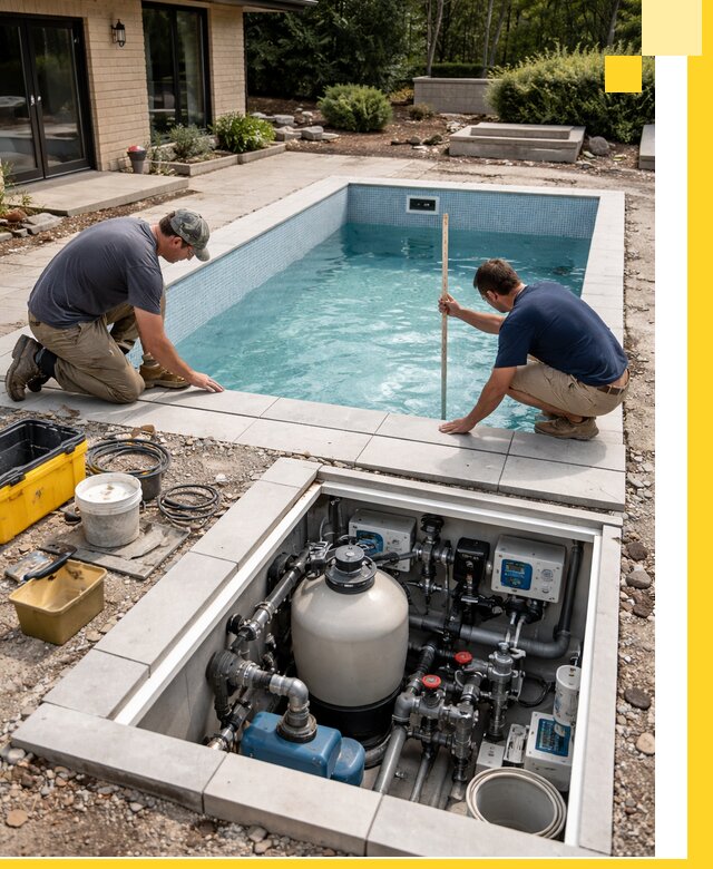 Строительство качественных домашних бассейнов под ключ в Михайловке