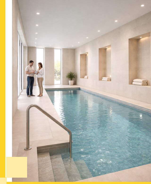 Бассейны в помещении под ключ в Михайловке от 1525050 р. | ЭриданМхл