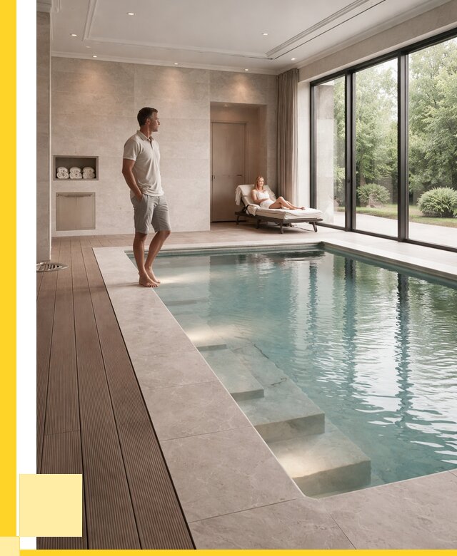 Бассейны в коттедже под ключ в Михайловке от 1220040 р. | ЭриданМхл