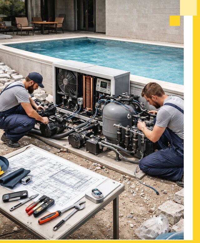 Проектирование и монтаж бассейнов с подогревом в Михайловке