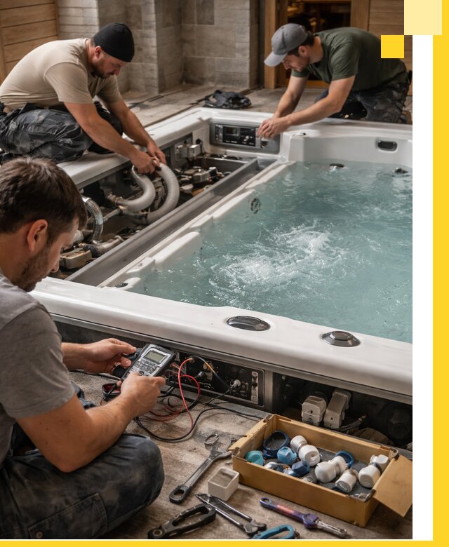 Гидромассажные бассейны под ключ в Михайловке, дизайн и монтаж