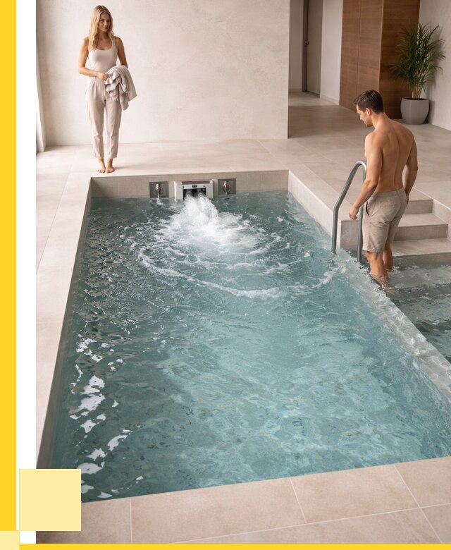 Бассейн с противотоком в Михайловке от 254175 р. | ЭриданМхл