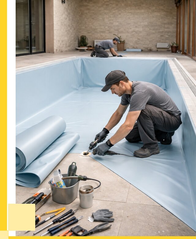 Пленка ПВХ для бассейнов в Михайловке от 2542 р. | ЭриданМхл