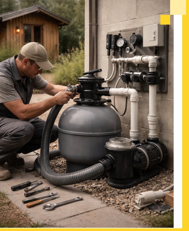 Продажа и монтаж фильтров и насосов для бассейнов в Михайловке