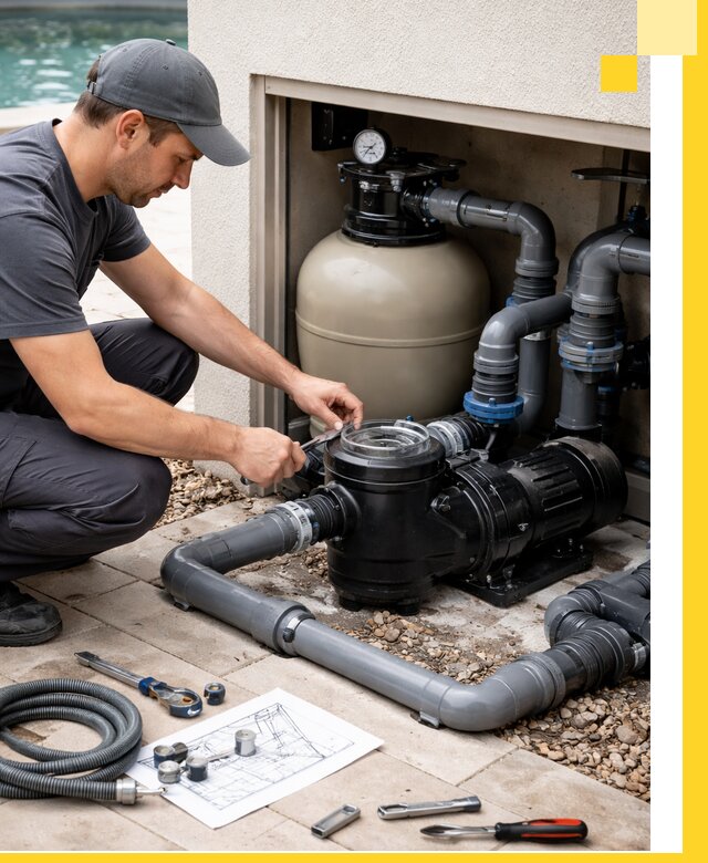 Поставка, монтаж и сервис насосов для бассейнов в Михайловке