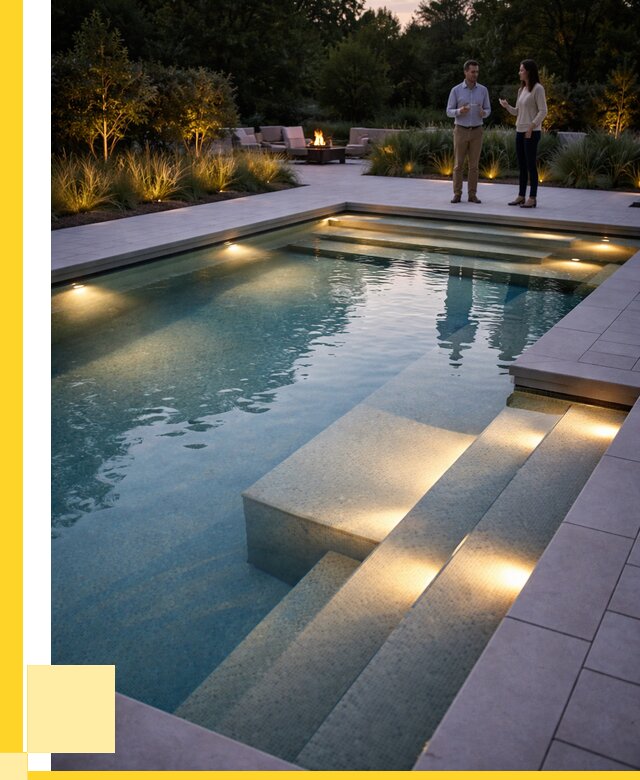 Освещение бассейнов в Михайловке под ключ от 25418 р. | ЭриданМхл