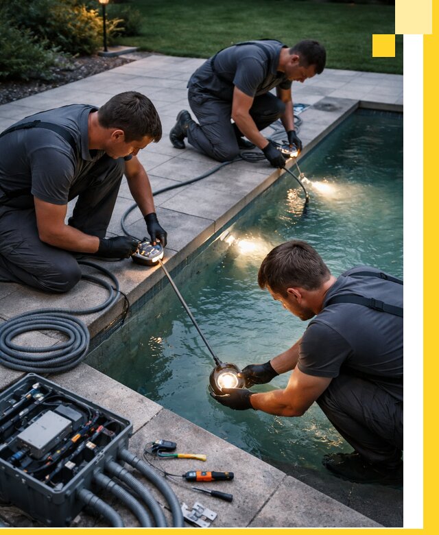 Профессиональное освещение бассейнов в Михайловке: дизайн и монтаж